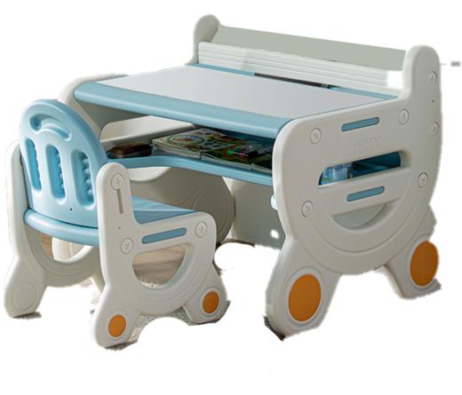 曼龙奇思妙想学习桌椅+画板 商品图0