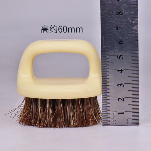 文玩核桃保养刷方便携带马鬃毛刷马尾菩提籽包浆刷软毛便携式棕色 商品图2