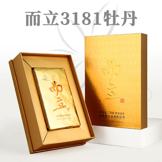 武夷星雪榕花福鼎原料而立3181白牡丹饼礼盒装白茶老白茶 商品图2