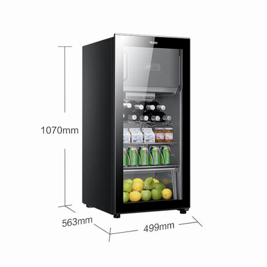 海尔（Haier）冰吧 LC-135LH69D1 钢琴黑 商品图10