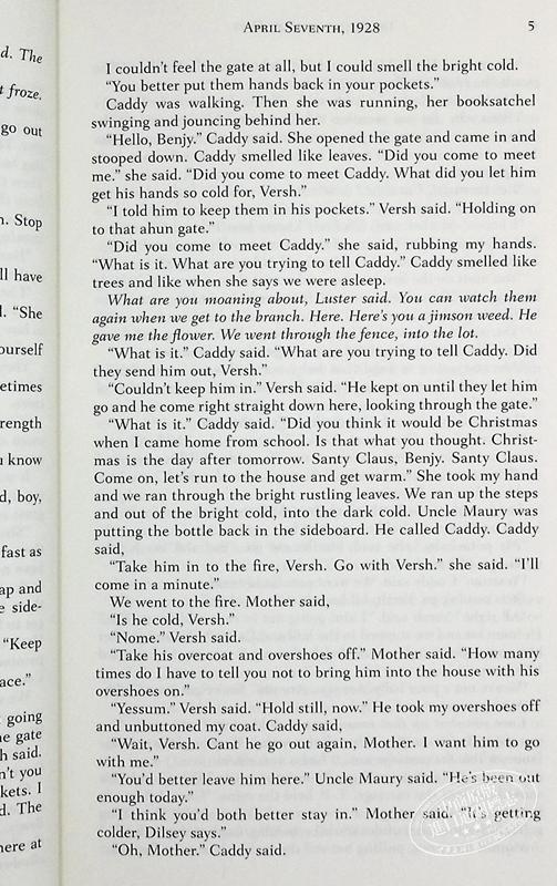 【中商原版】喧嚣与躁动 诺顿文学解读系列 英文原版 The Sound and the Fury William Faulkner 商品图5
