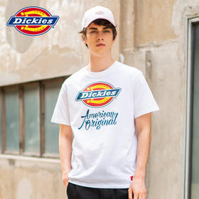 Dickies 时尚字母LOGO印花简约短袖T恤 男女同款 DK007087