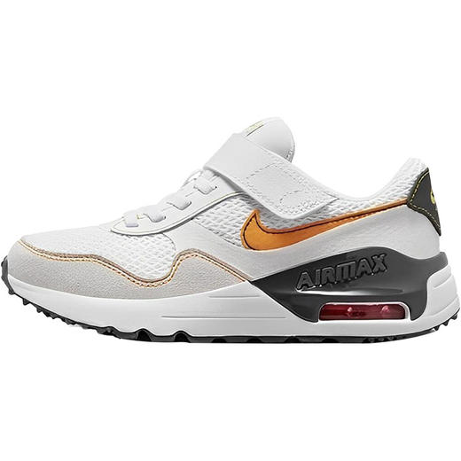 耐克-鞋袜类（夏）G3鞋大童AIR MAX SYSTM BG白橙黑 商品图4