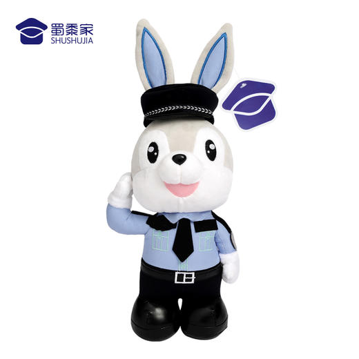 【实付满199送钥匙扣】【兔仔兔妞（可定制）】可定制小兔毛绒玩偶礼品礼物 折叠兔耳公仔布娃娃 商品图5