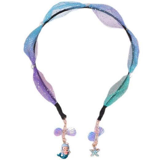 儿童发箍女美人鱼韩国公主冰雪百搭女孩发卡女童头箍宝宝头饰潮 商品图4