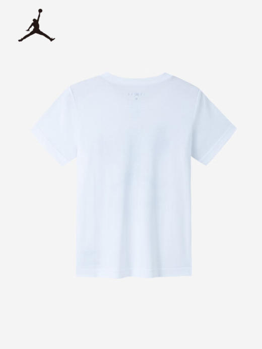 乔丹童衣儿童夏季运动休闲街头炫酷短袖薄圆领大logoT恤JD2312033 商品图2