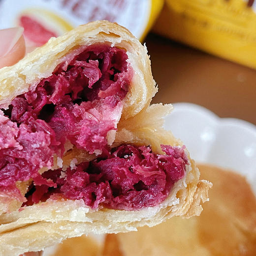 手工黄油鲜花饼 饼皮金黄 口感酥软 馅料满满 商品图1