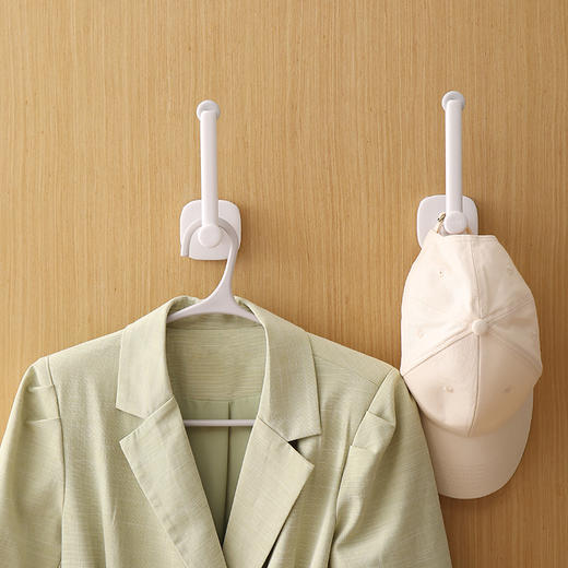 FaSoLa 免打孔挂钩粘胶壁挂衣架厨房浴室卫生间无痕贴粘钩 商品图9