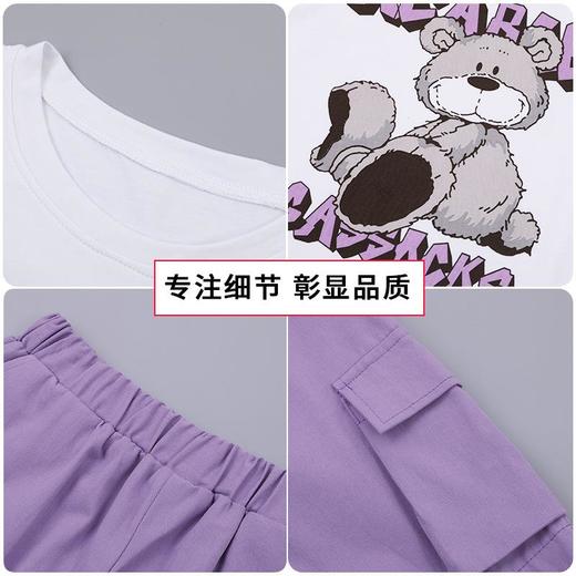 女童夏装套装2023年新款儿童装洋气网红运动夏季大童女装12岁女孩 商品图3