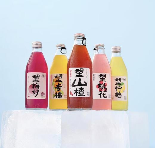 【清凉节】好望水望山楂全家福组合玻璃瓶300ml*6瓶 商品图0