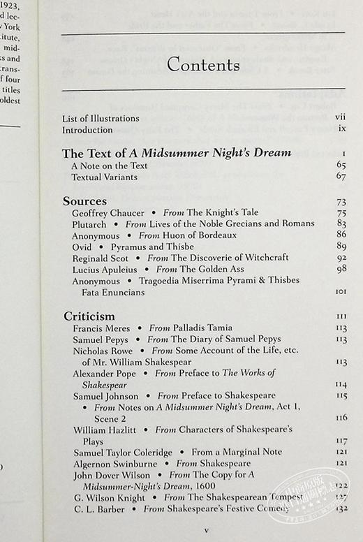 【中商原版】A Midsummer Night’s Dream 英文原版 仲夏夜之梦  William Shakespeare 商品图4