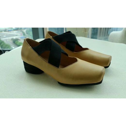 【à perles】uma做旧手工复古擦色交叉绑带芭蕾舞鞋【清仓，不退不换】 商品图2