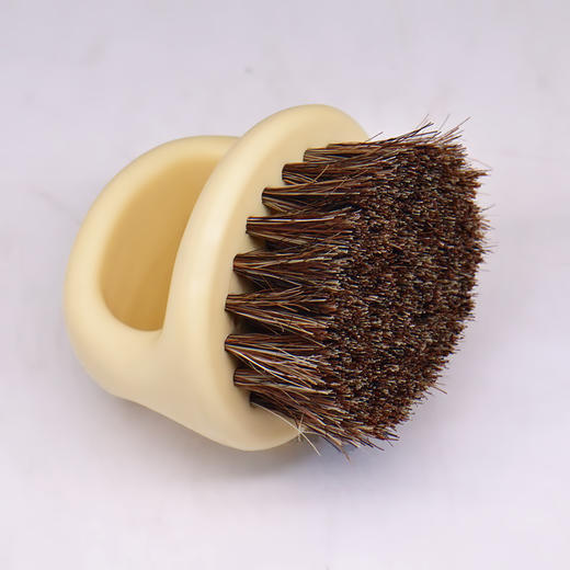 文玩核桃保养刷方便携带马鬃毛刷马尾菩提籽包浆刷软毛便携式棕色 商品图6