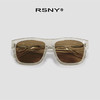 墨镜#MJ0001D透明框+浅棕片 商品缩略图1