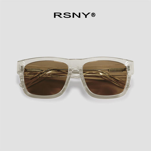墨镜#MJ0001D透明框+浅棕片 商品图1