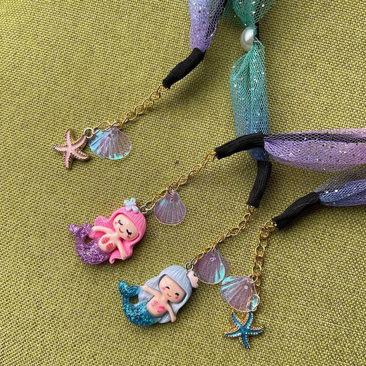 儿童发箍女美人鱼韩国公主冰雪百搭女孩发卡女童头箍宝宝头饰潮 商品图8