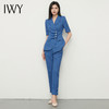 IWY/蓝色高端职业装西装套装女夏薄款面试正装酒店管理经理工作服正装212043C1+P1 商品缩略图2