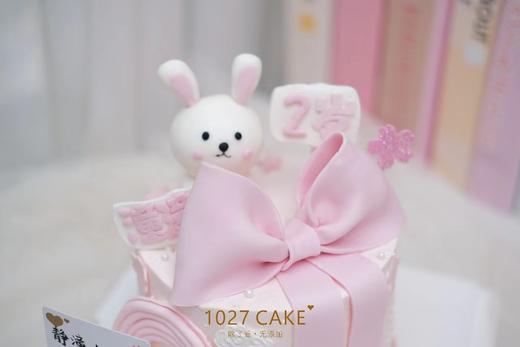 1027CAKE | 翻糖蝴蝶结  粉色系 兔兔 商品图1