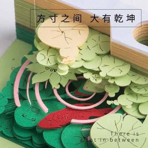 3d立体便签纸地球日历手撕便利贴高颜值建筑纸雕霍格沃茨三维定制 商品图0