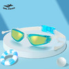 【多色可选！高清防雾泳镜】男女连体设计，更贴合脸型。配备防水防雾功能，让您清晰透视水底美景。超耐用材质，电镀平光镜片，保护眼睛免受紫外线伤害。独特的耳塞设计，让您在游泳中享受安静和舒适。适用于各种场合 商品缩略图7