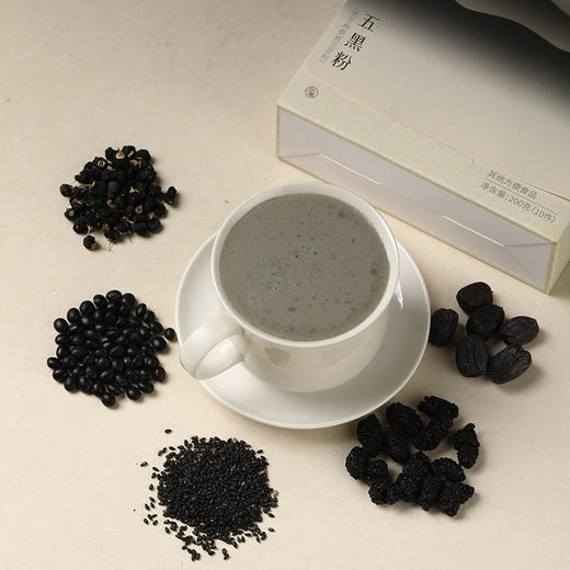 「五黑粉」 黑豆黑芝麻黑枸杞黑枣桑椹 口感醇厚 全食材轻负担 商品图1