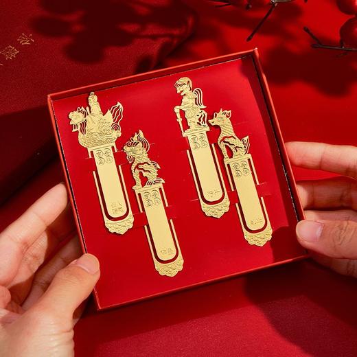 故宫神兽金属书签中国风文创纪念品礼物黄铜高档学生用送老师同学 商品图3
