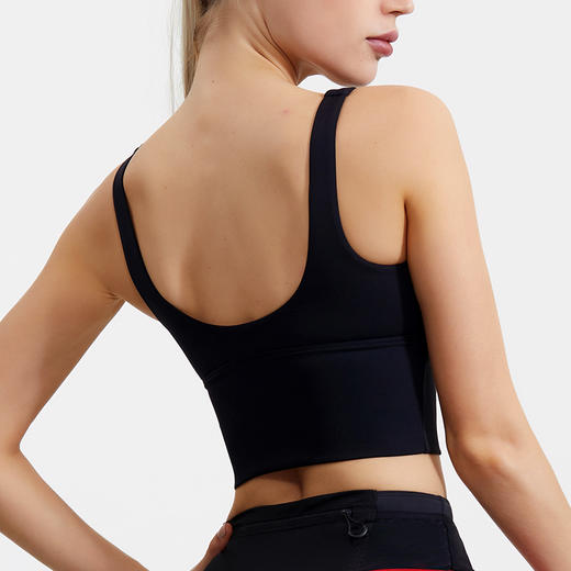断码科里芙 宽肩带防震露背运动内衣（固定罩杯） 商品图3