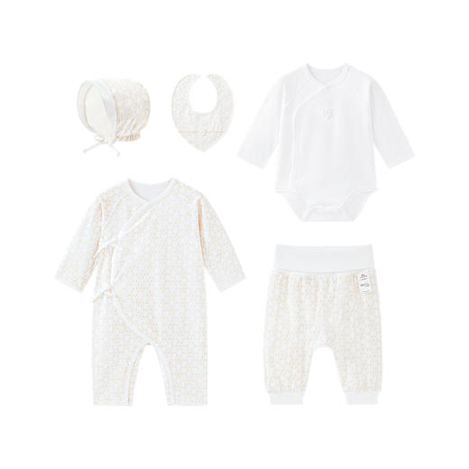 【商场同款】英氏婴儿衣服款新生儿满月送礼高档5件套礼盒 商品图4