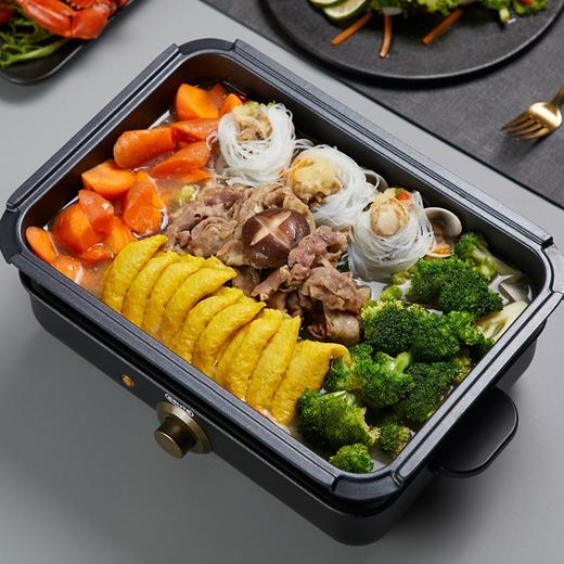 ERNTE 德国 多功能锅电火锅电炒锅电热锅 电烧烤锅 涮蒸煮炒煎烤一体EHP-2001-MB单锅【伊藤优选302401】 商品图5