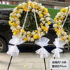 黄白菊花百合混搭大型花圈经济实惠款清明节扫墓祭祀祭奠白事丧事悼念花篮鲜花菊花殡仪馆送花 商品缩略图10