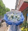 碎冰蓝玫瑰花束 商品缩略图0