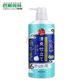 舒和草本沐浴露清爽薄荷香型 600ml/瓶