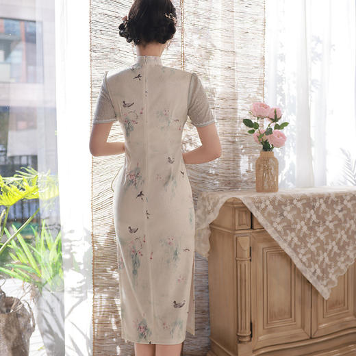 复古文艺风旗袍，优雅气质旗袍BS-2805 商品图2