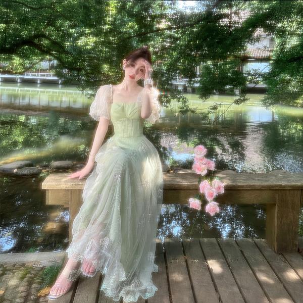 BeQueenStory【精灵梦境】重工轻奢银丝编织连衣裙小香风短外套