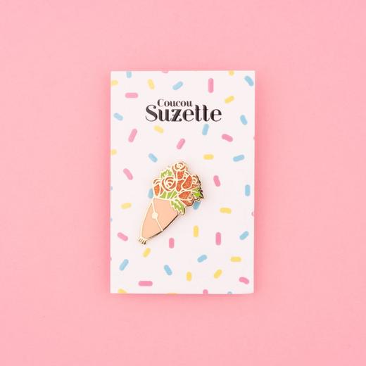 北京仓｜Coucou Suzette-Roses Bouquet-玫瑰花束 胸针［法国设计师］ 商品图1