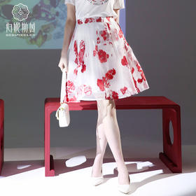 C-千年情话—梁祝楼台相会胭脂虫提花半裙2B40040