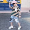 男童夏装短袖套装2023新款洋气男孩宝宝衣服潮儿童时髦帅气两件套 商品缩略图1