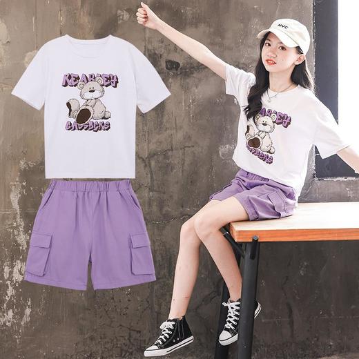 女童夏装套装2023年新款儿童装洋气网红运动夏季大童女装12岁女孩 商品图1