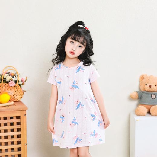 【捡漏价39.9元/2件】儿童短袖睡裙，夏季女童，纯棉宝宝薄款公主裙，女孩睡衣亲子家居裙 商品图9