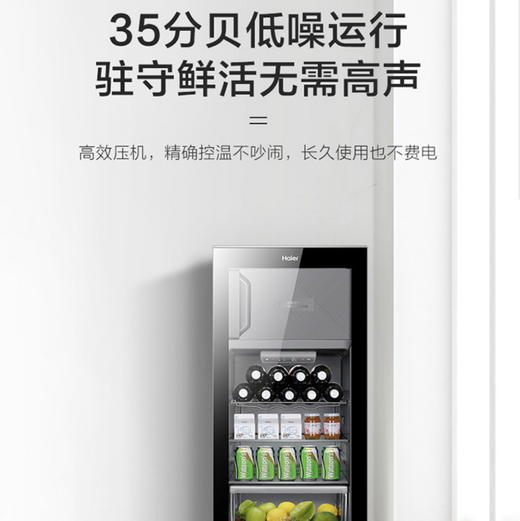 海尔（Haier）冰吧 LC-135LH69D1 钢琴黑 商品图8