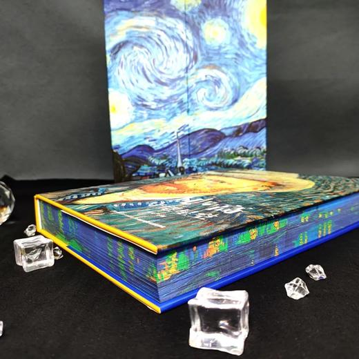 七夕加赠胸针《凡·高守望星空》画集 《莫奈 追光寻影》画集（赠礼盒+胸针+帆布袋+手账本+藏书票） 商品图6