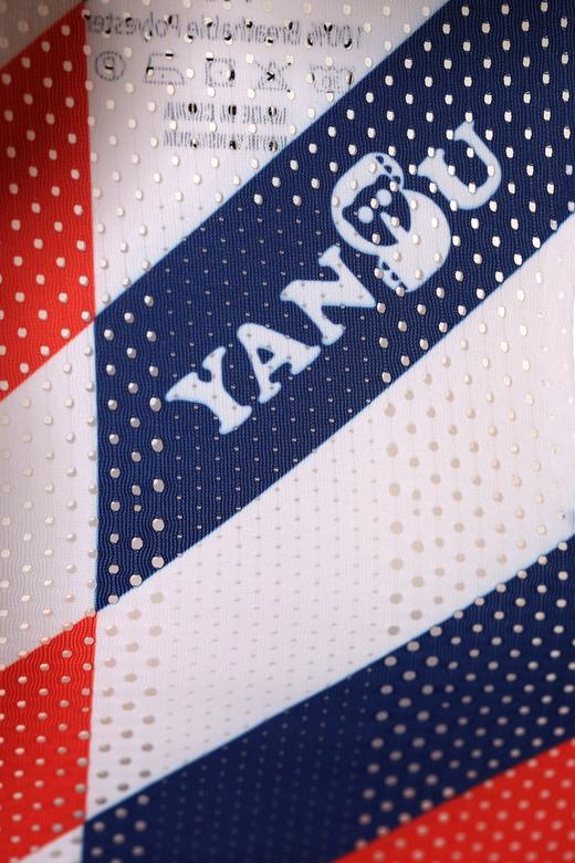 严素跑步风洞背心，斜纹三色，男/女款，红白蓝，轻量，快干，严素态度 商品图5