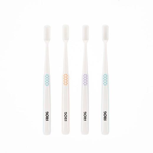 包邮 青蛙牙刷成人进口纳米刷丝护龈精巧超薄头刷头(颜色随机) 商品图1