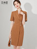 夏装女2023新款职业套装裙气质名媛高级感西装包臀西装连衣裙小个 商品缩略图2