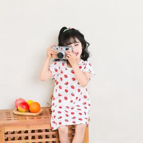 【捡漏价39.9元/2件】儿童短袖睡裙，夏季女童，纯棉宝宝薄款公主裙，女孩睡衣亲子家居裙