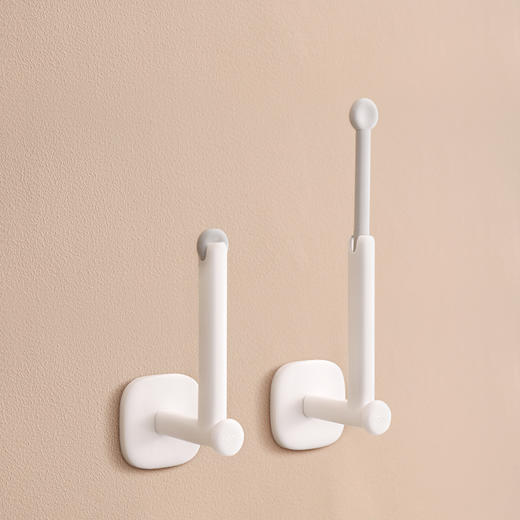 FaSoLa 免打孔挂钩粘胶壁挂衣架厨房浴室卫生间无痕贴粘钩 商品图0