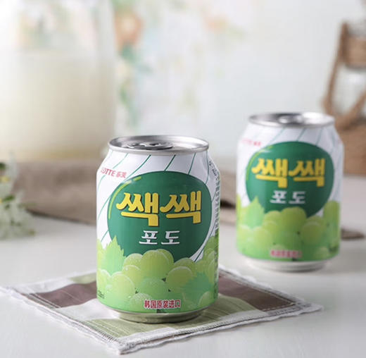 【清凉节】乐天果汁饮料礼盒装含果肉韩国原装进口238ml*12罐 商品图2