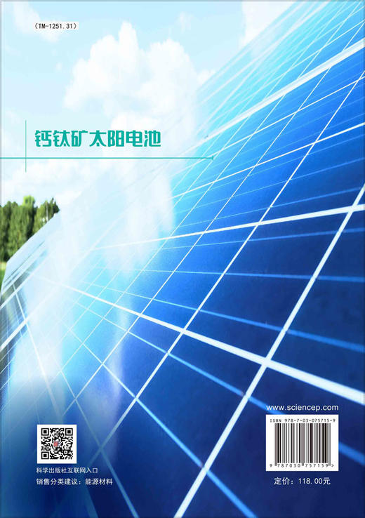 钙钛矿太阳电池/刘生忠 商品图1