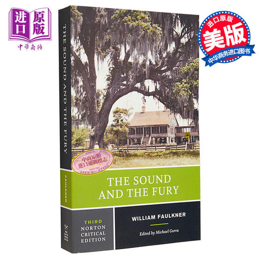 【中商原版】喧嚣与躁动 诺顿文学解读系列 英文原版 The Sound and the Fury William Faulkner 商品图0