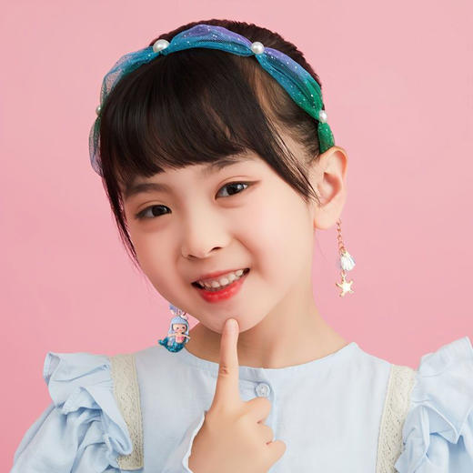 儿童发箍女美人鱼韩国公主冰雪百搭女孩发卡女童头箍宝宝头饰潮 商品图3